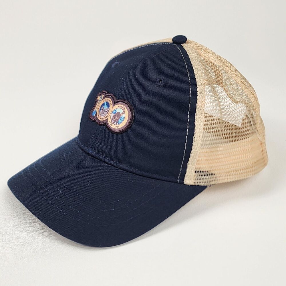 Chiricahua National Monument 100 Year Trucker Hat Navy / Off-White